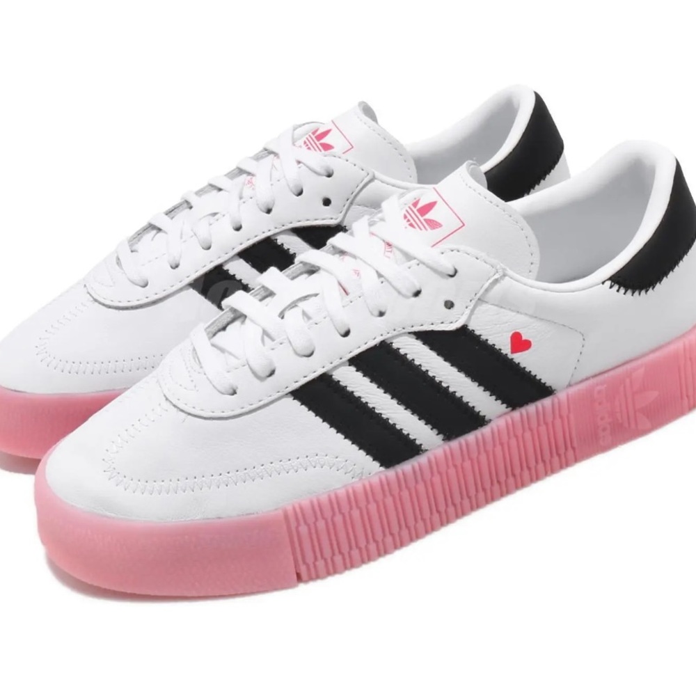 New Adidas Originals Sambarose “Valentine” Sneakers 6.5 fits 7.5